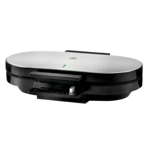 OBH Nordica Deluxe Vaffeljern Dobbelt 2 Vafler Rustfrit Stål 6992